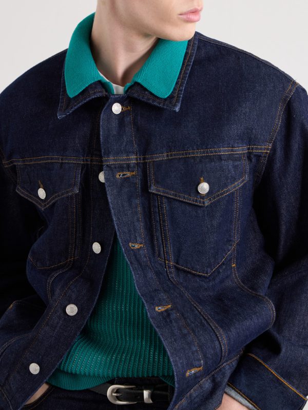 Open-Collar Open-Knit Cotton Polo Shirt - CU Open-Collar Open-Knit Cotton Polo Shirt - CU