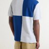 Logo-Embroidered Colour-Block Cotton-Piqué Polo Shirt - BK Logo-Embroidered Colour-Block Cotton-Piqué Polo Shirt - BK