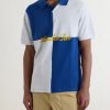 Logo-Embroidered Colour-Block Cotton-Piqué Polo Shirt - FR Logo-Embroidered Colour-Block Cotton-Piqué Polo Shirt - FR