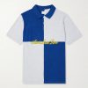 Logo-Embroidered Colour-Block Cotton-Piqué Polo Shirt Logo-Embroidered Colour-Block Cotton-Piqué Polo Shirt