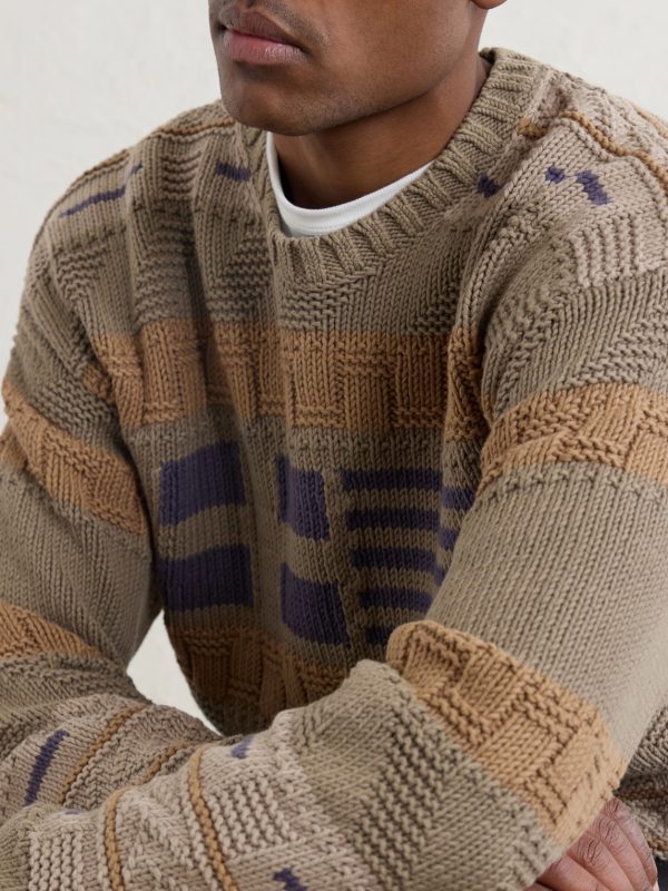 Knitted Cotton Sweater - CU Knitted Cotton Sweater - CU