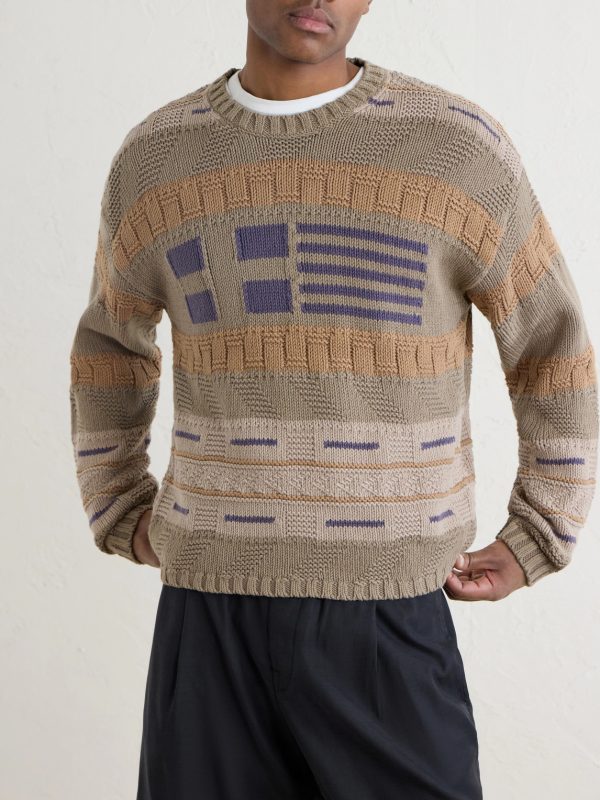 Knitted Cotton Sweater - FR Knitted Cotton Sweater - FR