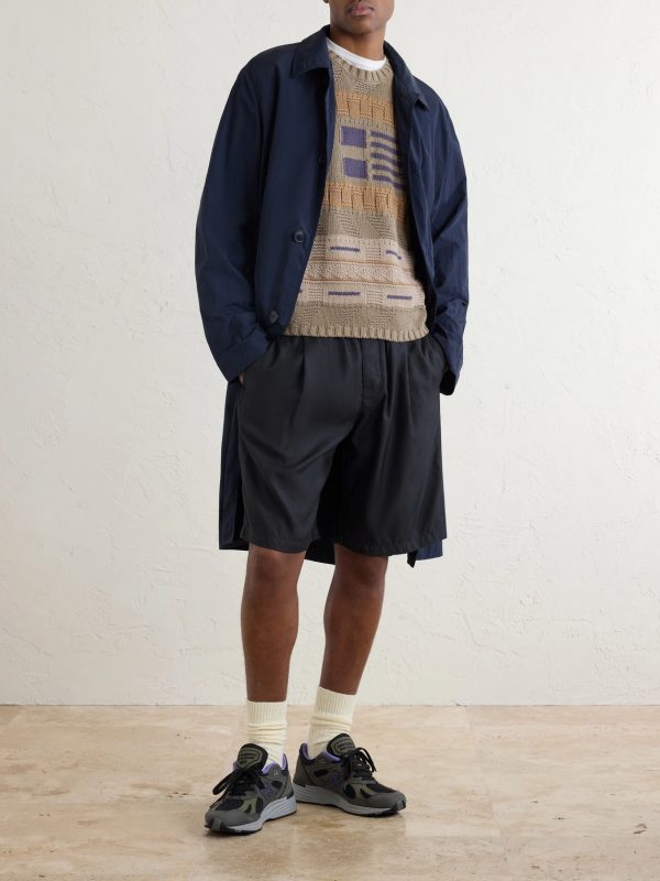 Knitted Cotton Sweater - OU Knitted Cotton Sweater - OU