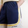 Novelty Straight-Leg Logo-Embroidered Mesh Drawstring Shorts - CU