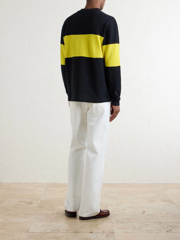 Rally Logo-Print Cotton Sweater - BK Rally Logo-Print Cotton Sweater - BK
