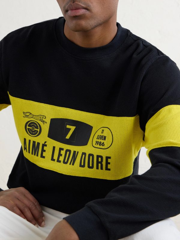 Rally Logo-Print Cotton Sweater - CU Rally Logo-Print Cotton Sweater - CU