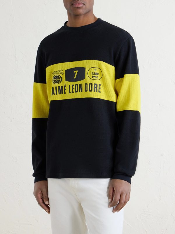 Rally Logo-Print Cotton Sweater - FR Rally Logo-Print Cotton Sweater - FR