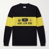 Rally Logo-Print Cotton Sweater Rally Logo-Print Cotton Sweater