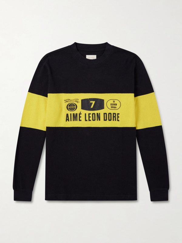 Rally Logo-Print Cotton Sweater Rally Logo-Print Cotton Sweater