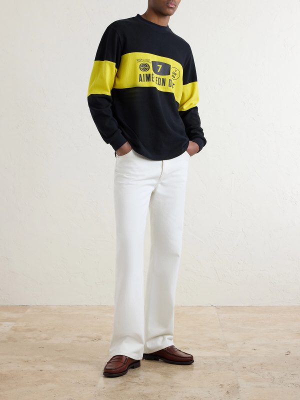 Rally Logo-Print Cotton Sweater - OU Rally Logo-Print Cotton Sweater - OU