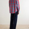 Checked Cotton-Twill Shirt - BK Checked Cotton-Twill Shirt - BK