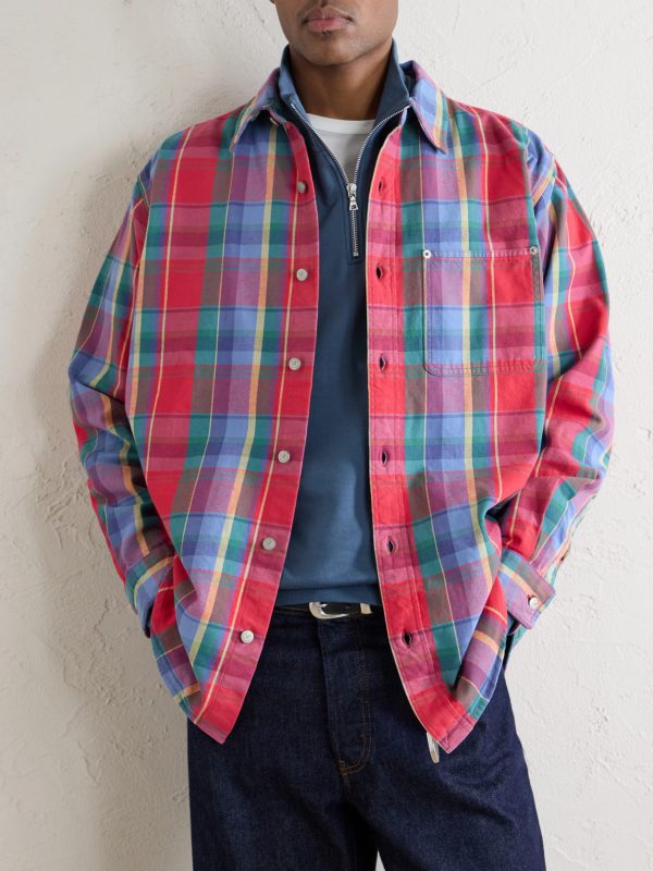 Checked Cotton-Twill Shirt - CU Checked Cotton-Twill Shirt - CU