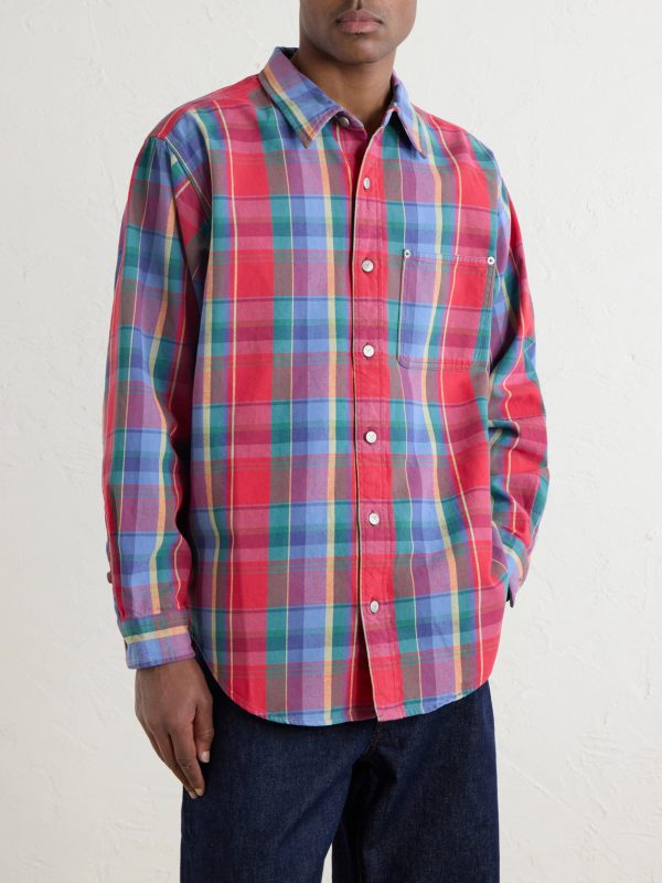 Checked Cotton-Twill Shirt - FR Checked Cotton-Twill Shirt - FR