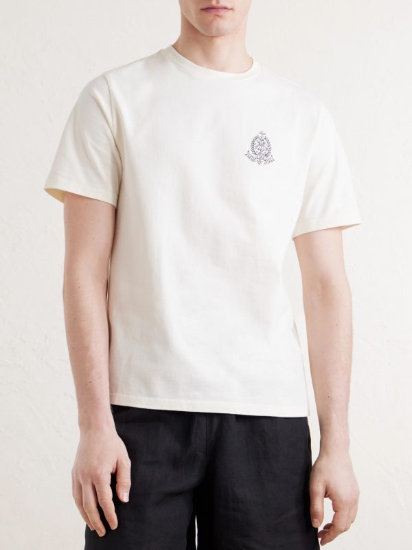 Logo-Print Cotton-Jersey T-Shirt - FR Logo-Print Cotton-Jersey T-Shirt - FR
