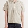 Novelty Camp-Collar Cotton-Jacquard Shirt - FR Novelty Camp-Collar Cotton-Jacquard Shirt - FR