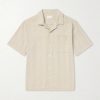 Novelty Camp-Collar Cotton-Jacquard Shirt Novelty Camp-Collar Cotton-Jacquard Shirt