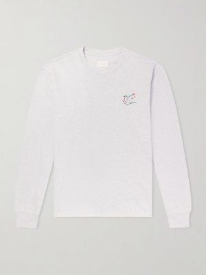 Dove Logo-Print Cotton-Jersey Sweater Dove Logo-Print Cotton-Jersey Sweater