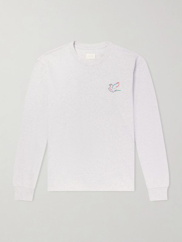 Dove Logo-Print Cotton-Jersey Sweater Dove Logo-Print Cotton-Jersey Sweater