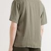 Embroidered Linen-Blend Shirt - BK Embroidered Linen-Blend Shirt - BK