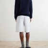 Straight-Leg Denim Shorts - BK Straight-Leg Denim Shorts - BK