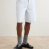 Straight-Leg Denim Shorts - FR Straight-Leg Denim Shorts - FR