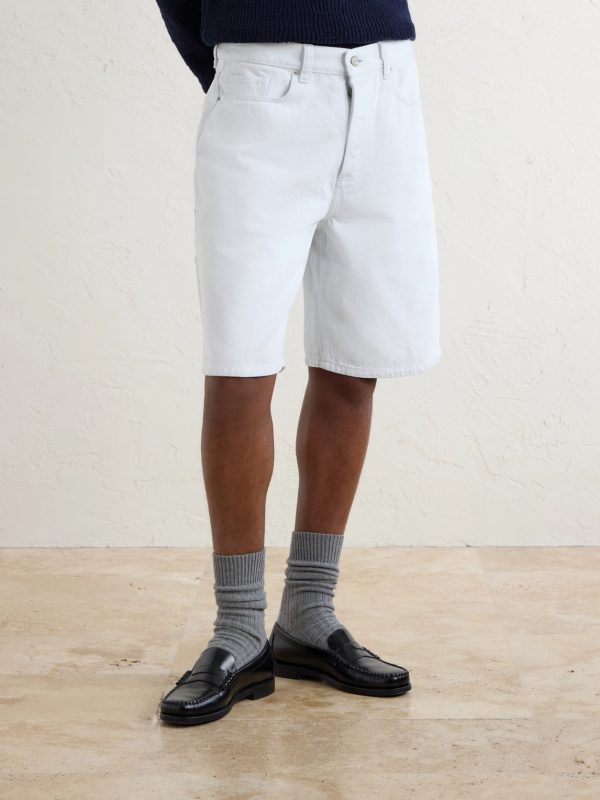 Straight-Leg Denim Shorts - FR Straight-Leg Denim Shorts - FR