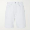 Straight-Leg Denim Shorts Straight-Leg Denim Shorts