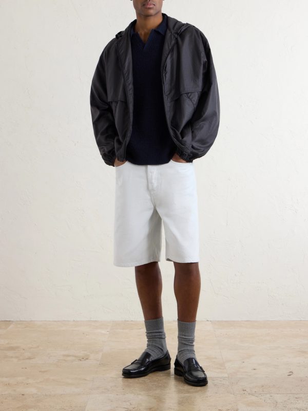 Straight-Leg Denim Shorts - OU Straight-Leg Denim Shorts - OU