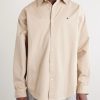 Logo-Embroidered Cotton Shirt - FR Logo-Embroidered Cotton Shirt - FR