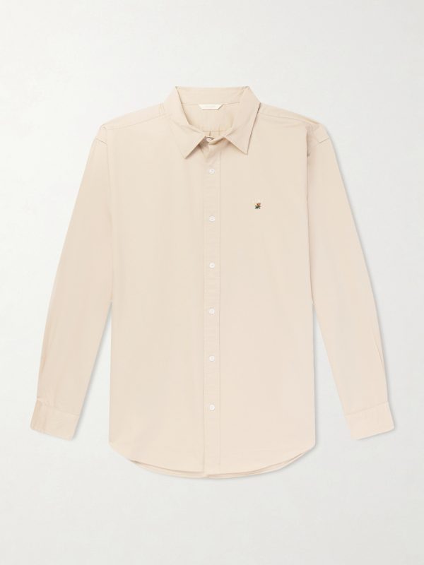 Logo-Embroidered Cotton Shirt Logo-Embroidered Cotton Shirt