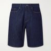 Straight-Leg Denim Shorts Straight-Leg Denim Shorts