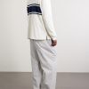 Logo-Embroidered Striped Cotton Polo Sweater - BK Logo-Embroidered Striped Cotton Polo Sweater - BK