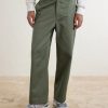 Straight-Leg Cotton-Canvas Trousers - FR