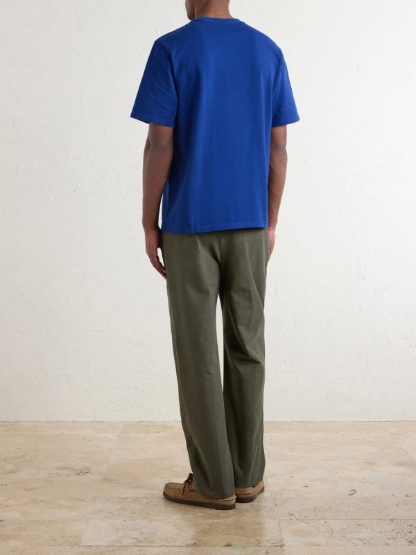 Logo-Embroidered Cotton-Jersey T-Shirt - BK