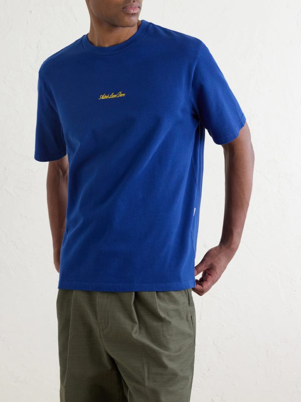 Logo-Embroidered Cotton-Jersey T-Shirt - FR