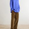 Logo-Embroidered Cotton Shirt - OU Logo-Embroidered Cotton Shirt - OU
