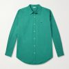 Logo-Embroidered Cotton Shirt Logo-Embroidered Cotton Shirt