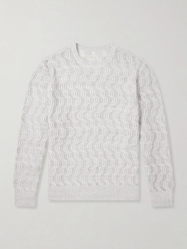Cable-Knit Cotton-Blend Sweater Cable-Knit Cotton-Blend Sweater