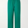Wide-Leg Cotton Trousers Wide-Leg Cotton Trousers