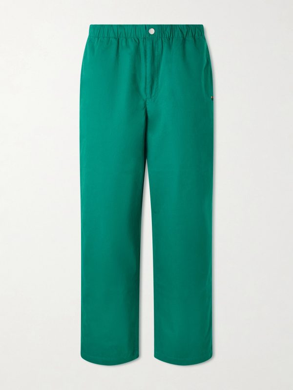 Wide-Leg Cotton Trousers Wide-Leg Cotton Trousers