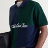 Logo-Embroidered Colour-Block Cotton-Piqué Polo Shirt - CU Logo-Embroidered Colour-Block Cotton-Piqué Polo Shirt - CU