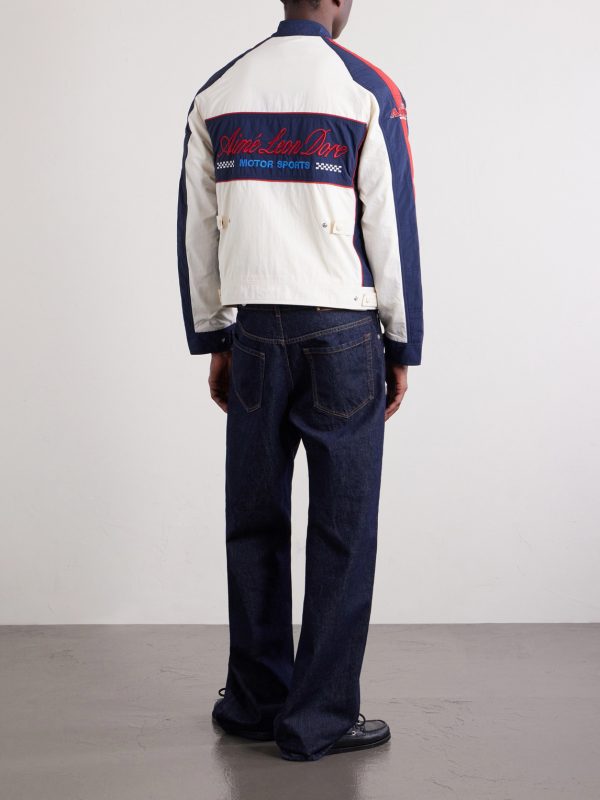 Logo-Embroidered Shell Lightweight Jacket - BK Logo-Embroidered Shell Lightweight Jacket - BK