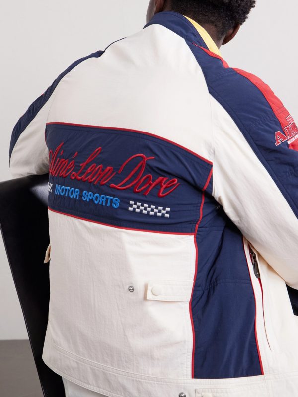 Logo-Embroidered Shell Lightweight Jacket - E2 Logo-Embroidered Shell Lightweight Jacket - E2