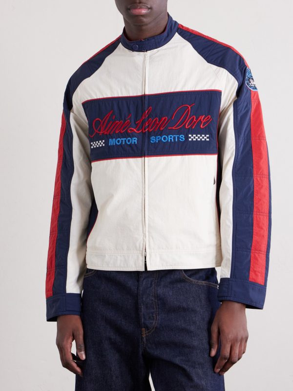Logo-Embroidered Shell Lightweight Jacket - FR Logo-Embroidered Shell Lightweight Jacket - FR
