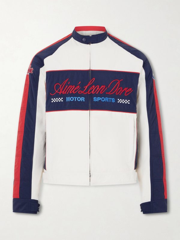 Logo-Embroidered Shell Lightweight Jacket Logo-Embroidered Shell Lightweight Jacket