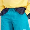 Straight-Leg Logo-Embroidered Shell Drawstring Shorts - CU