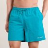 Straight-Leg Logo-Embroidered Shell Drawstring Shorts - E1