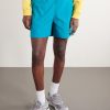 Straight-Leg Logo-Embroidered Shell Drawstring Shorts - FR