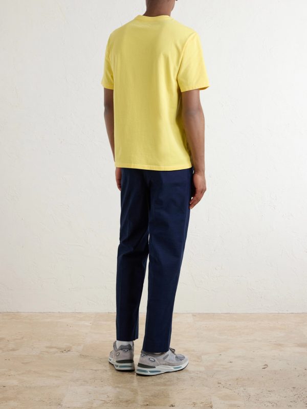 Logo-Embroidered Cotton-Jersey T-Shirt - BK Logo-Embroidered Cotton-Jersey T-Shirt - BK