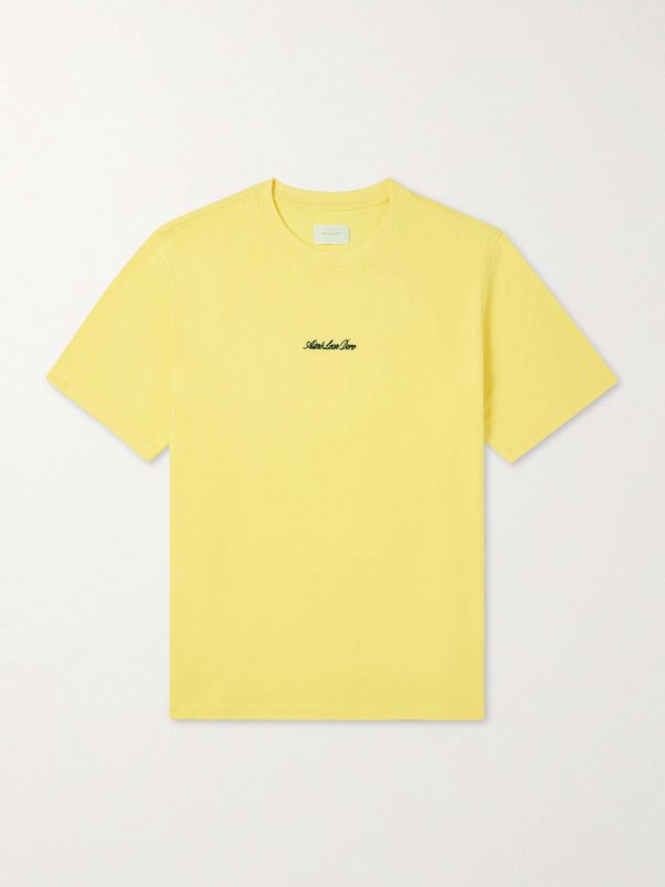 Logo-Embroidered Cotton-Jersey T-Shirt Logo-Embroidered Cotton-Jersey T-Shirt